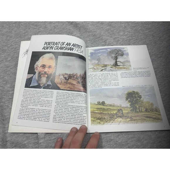 Learn to Paint with Watercolors by Alwyn Crawshaw Magazines Paperback 1979 - Picture 4 of 7